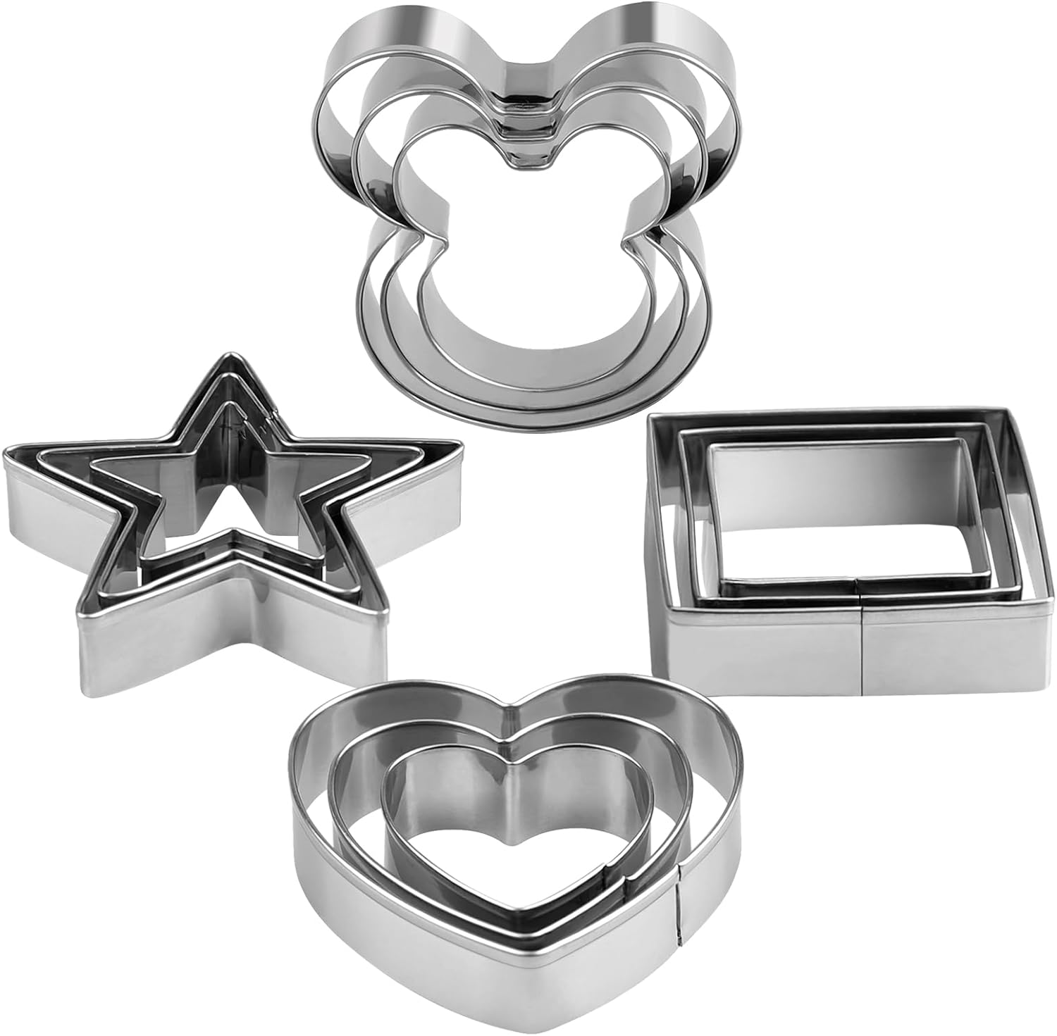 Metal Cookie Cutters Set, Star Cookie Cutter, Round Biscuit Cutter, Heart Cookie Cutters, Molds Cutter, Cookie Cutter, Biscuit Cutters Metal Cookie Cutters Set, Star Cookie Cutter, Round Biscuit Cutter, Heart Cookie Cutters, Molds Cutter, Cookie Cutter, Biscuit Cutters